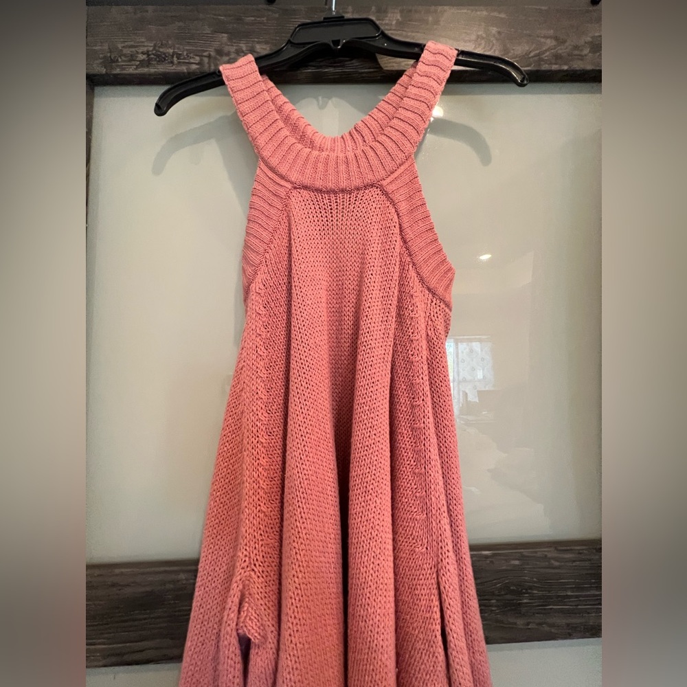 Beautiful Pink Cold Shoulder Sweater.